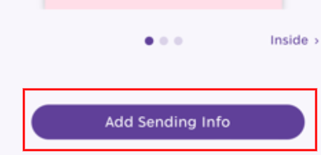 How do I send a card on the Hallmark Cards Now app?