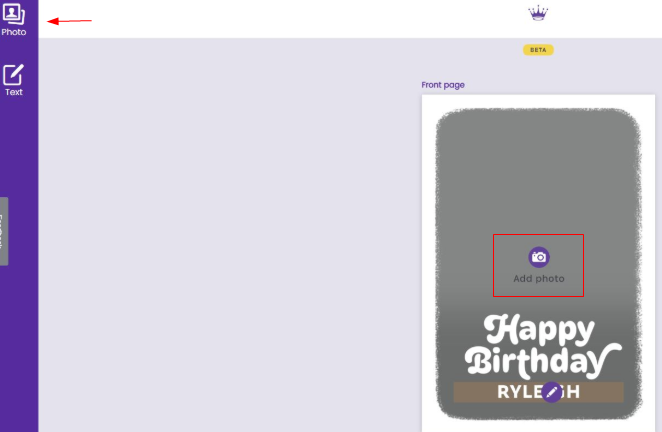 How do I create a Personalized Photo Card?