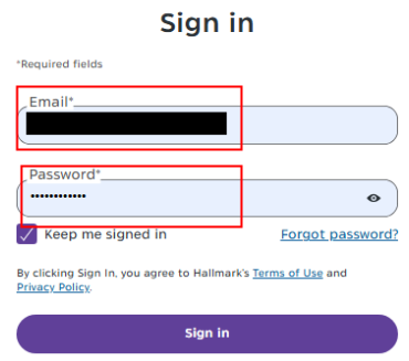 How do I link Hallmark+ to my hallmark.com account?
